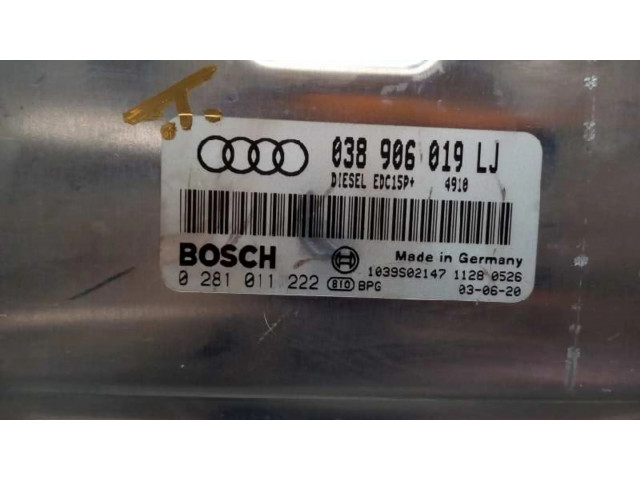 Блок управления двигателя 038906019LJ, 0281011222   Audi A4 Allroad