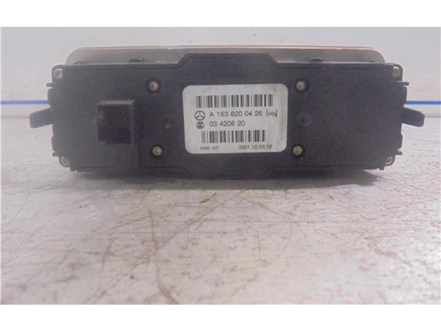 Блок управления климат-контролем A1638200426, A1638200426   Mercedes-Benz ML W163