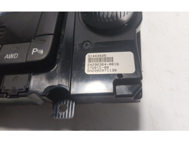 Блок управления климат-контролем 31443427, 31443425   Volvo V60