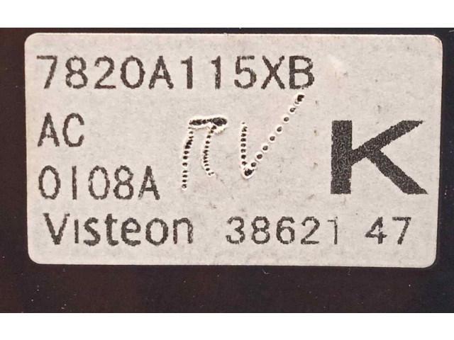 Блок управления климат-контролем 7820A115XB   Mitsubishi ASX