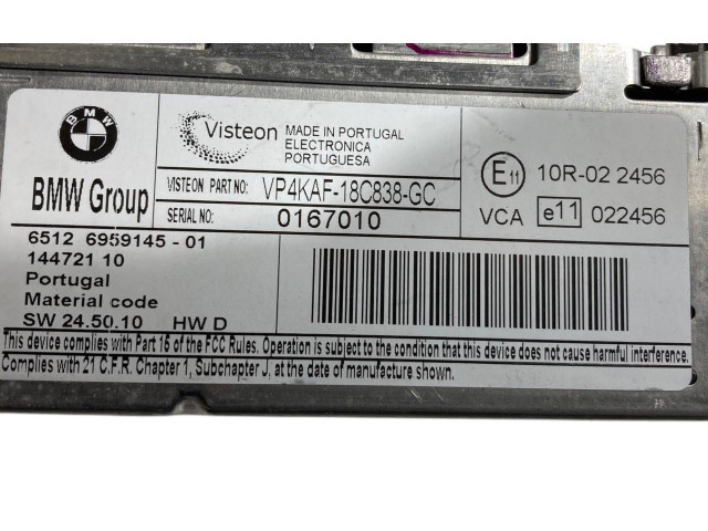 Радио/ проигрыватель CD/DVD / навигация 6959145, 65126959145   BMW 1 E81 E87 2006