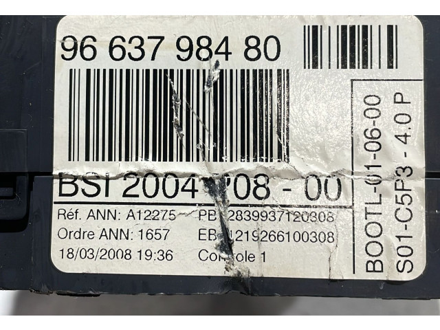 Řídící jednotka SW9665100380, SW9665100380   Lancia Phedra 2007
