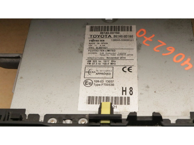   Pojistková skříňka 86140-0D160, 86140-0D160   Toyota Yaris 2015