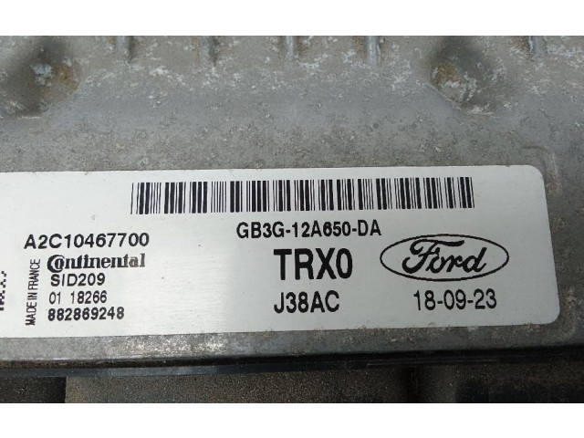 Řídící jednotka GB3G12A650DA   Ford Ranger 2011