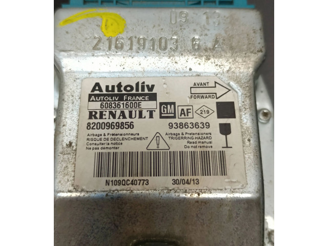 Блок подушек безопасности 8200969856, 608361600E   Renault Trafic II (X83)