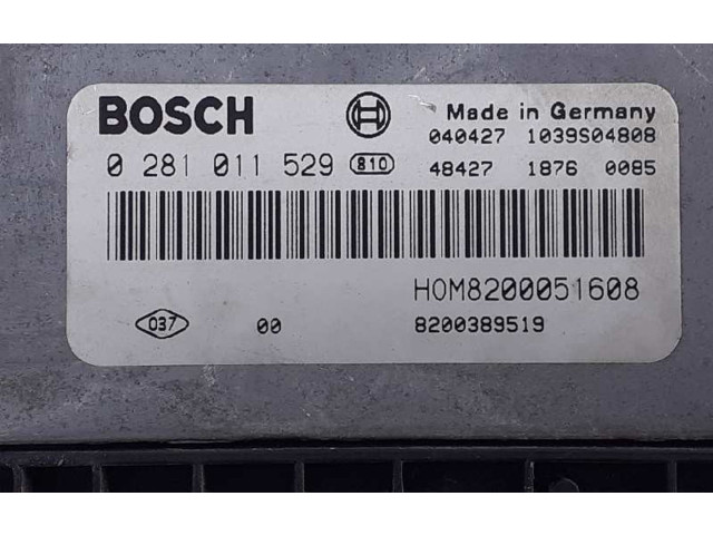 Řídící jednotka 0281011529, 4842718760085   Nissan Primastar 2004