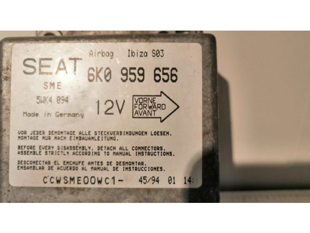 Блок подушек безопасности 6K0959656, 5WK4094   Seat Cordoba (6K)