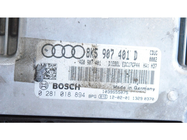 Řídící jednotka 8K5907401D, 4G0907401   Audi A4 Allroad 2012