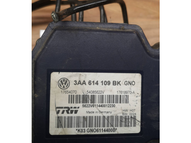 Jednotka ABS 3AA614109BK, 17654070   Volkswagen PASSAT B7 2013