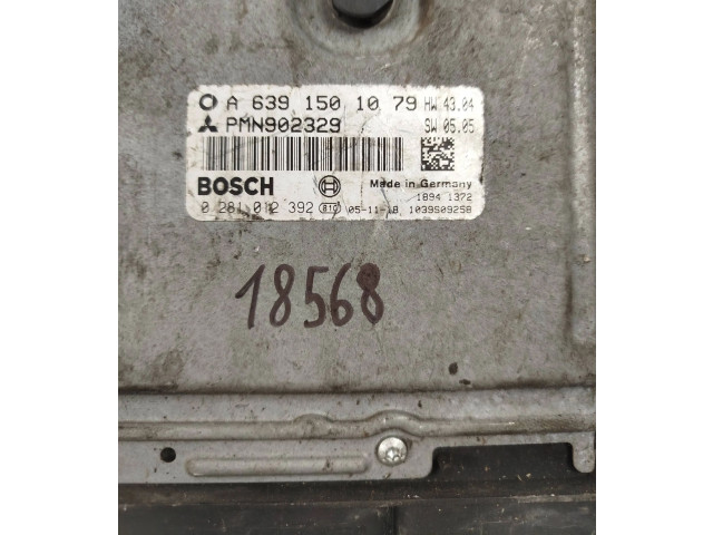 Блок управления двигателя A6391501079, 0281012392   Mitsubishi Colt