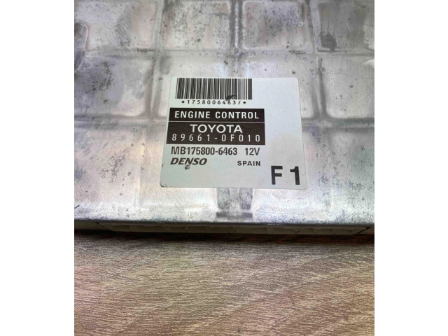Řídící jednotka 896610F010, MB1758006463   Toyota Corolla Verso AR10 2004