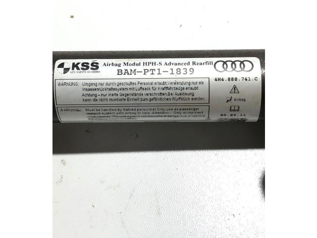 Боковая подушка безопасности 4H4880741C, BAMPT11839   Audi A8 S8 D4 4H