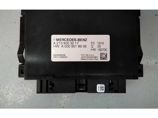 Блок управления A2139003217, A0009018906   Mercedes-Benz C W205