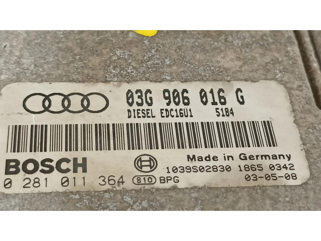 Блок управления двигателя 03G906016G   Audi A3 S3 8P