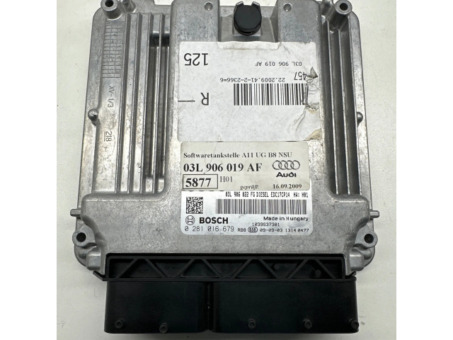 Блок управления двигателя 03L906019AF, 03L906022FG   Audi A6 S6 C6 4F