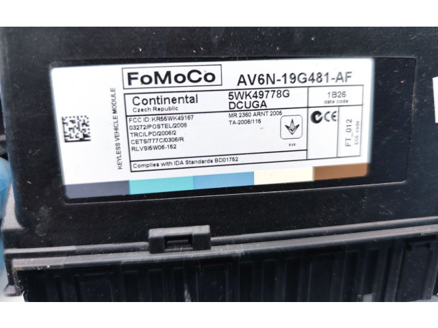 Píst AV6N-19G481-AF, 5WK49778G   Ford Focus    PNDA 