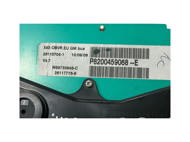 Přístrojová deska  Opel Vivaro 2008 P8200459068, 281157041  