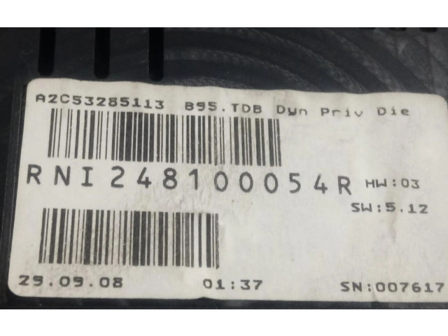 Přístrojová deska  Renault Megane III 2008 A2C53285113007617  
