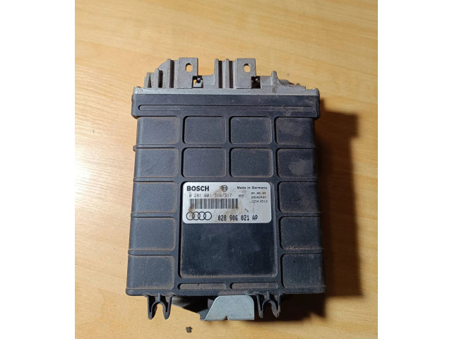 Блок управления двигателя 028906021AP, 28SA2489   Audi 80 90 S2 B4