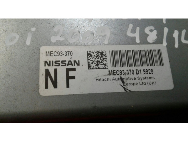 Řídící jednotka MEC93   Nissan Qashqai+2 2009