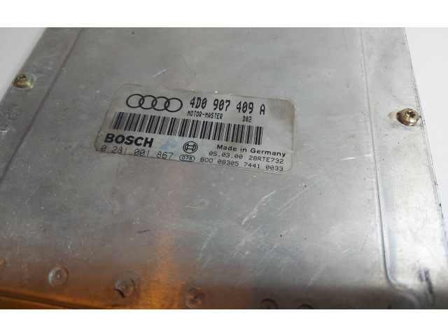 Блок управления двигателя 4D0907409A   Audi A8 S8 D2 4D