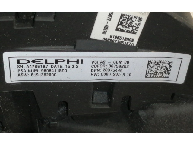 Volant Peugeot 2008 I 2015 98084115ZD  