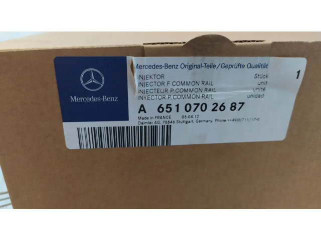 Форсунка A6510702687    Mercedes-Benz C W205 для дизельного двигателя  2.2