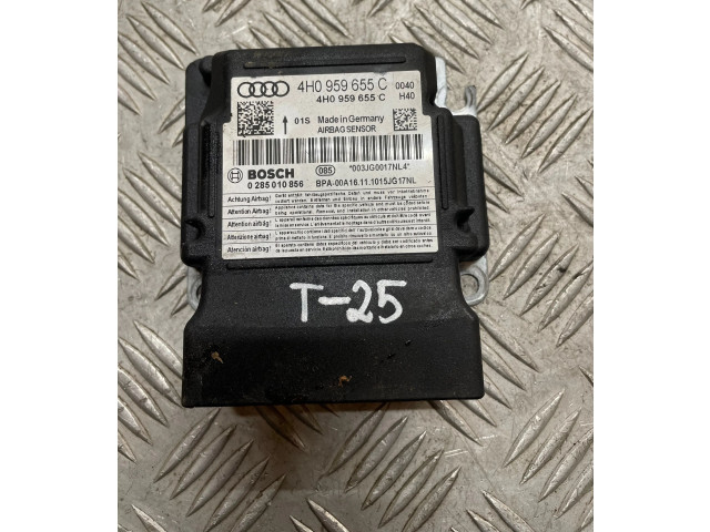 Блок подушек безопасности 4H0959655C, 0285010856   Audi A8 S8 D4 4H