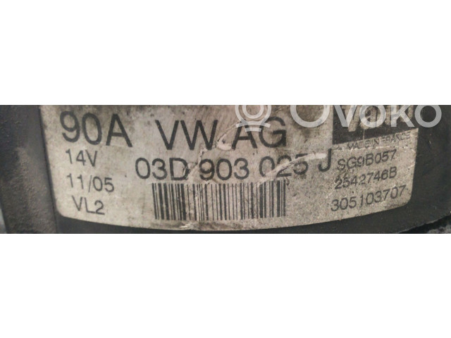 Генератор 03D903025J, 03D903025J   Volkswagen Fox      