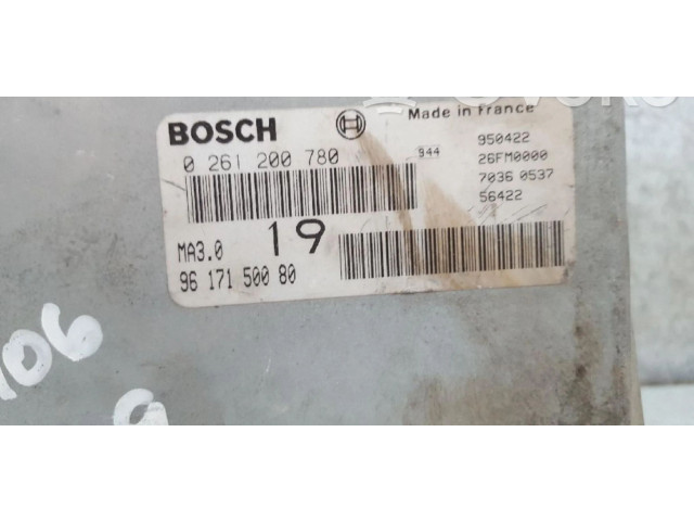 Řídící jednotka 9617150080, 9617150080   Peugeot 106 