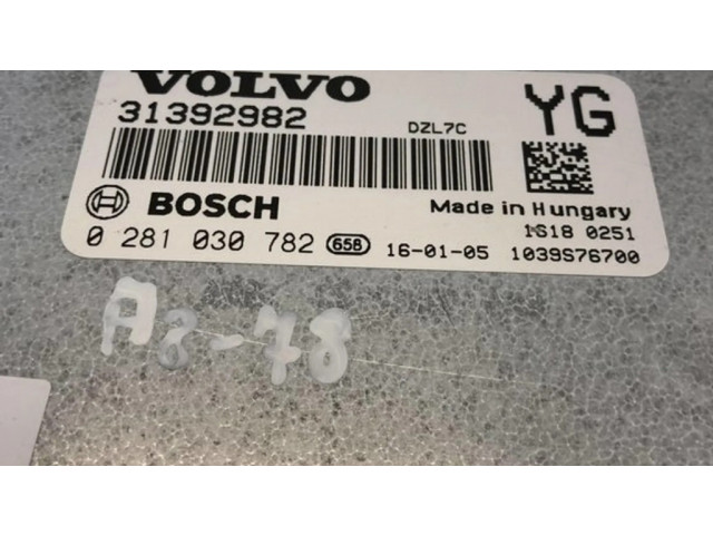 Блок управления двигателя 31392982, 0281030782   Volvo XC60