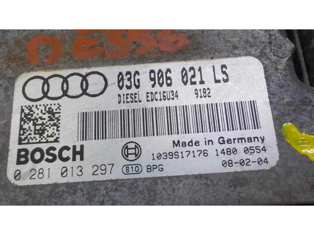 Блок управления двигателя 03G997056PX, 03G906021LS   Audi A3 S3 8P