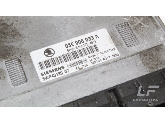 Řídící jednotka 03E906033A, 03E906033A   Skoda Fabia Mk1 (6Y) 2004