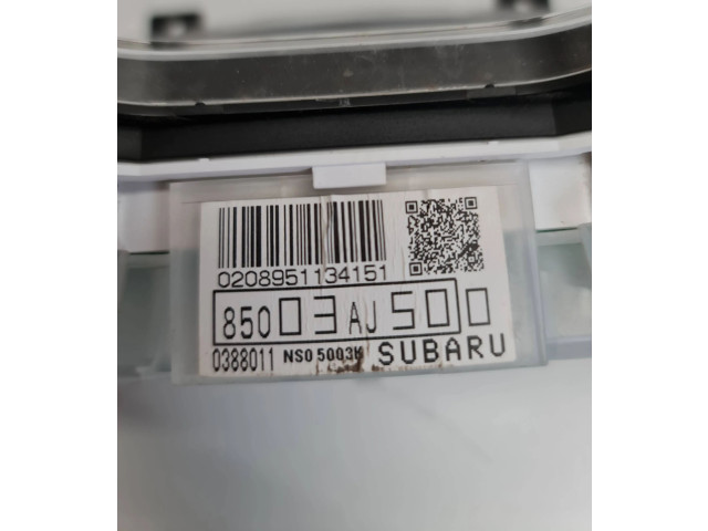Přístrojová deska  Subaru Outback 2012 0208951134151, 0388011  