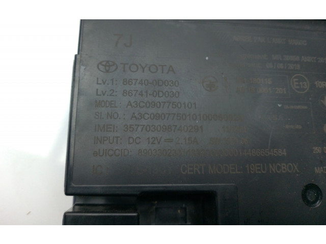 Блок управления 867400D030, 867410D030   Toyota Yaris