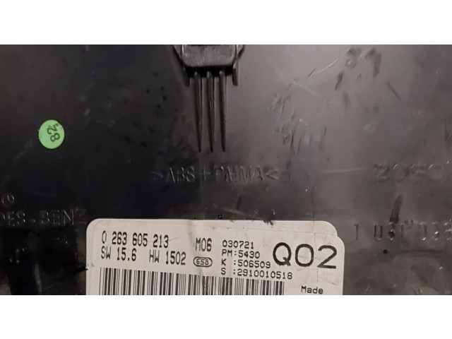 Панель приборов A2205401347, 0263005213   Mercedes-Benz S W220       