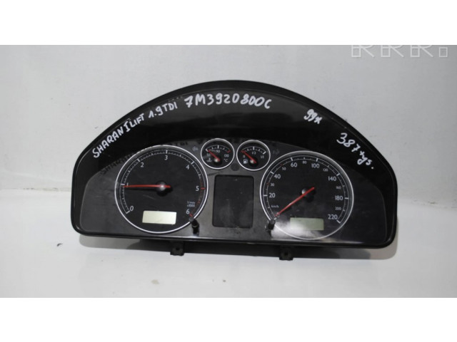 Přístrojová deska  Volkswagen Sharan 2001 7M3920800C  