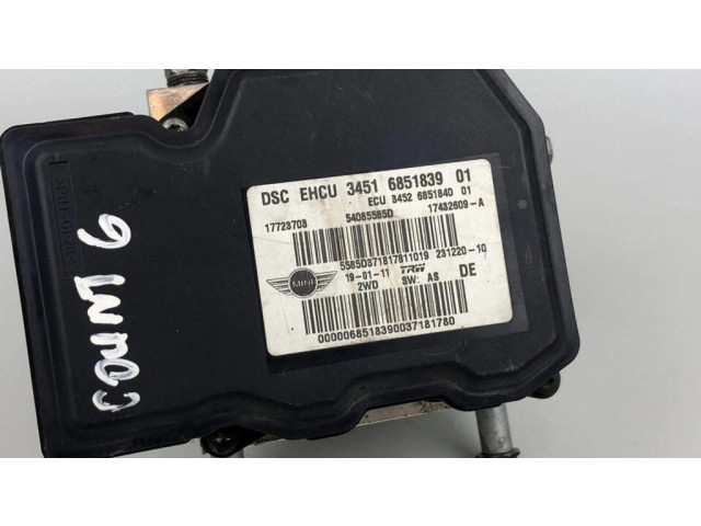 Jednotka ABS 6851839, 54085585D   Mini Cooper Countryman R60 2011