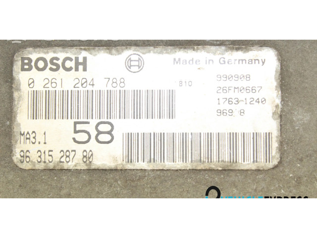 Блок управления двигателя 0261204788   Citroen Saxo