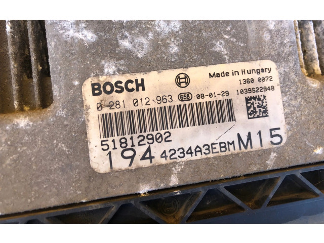 Řídící jednotka 51812902   Fiat Croma 2007