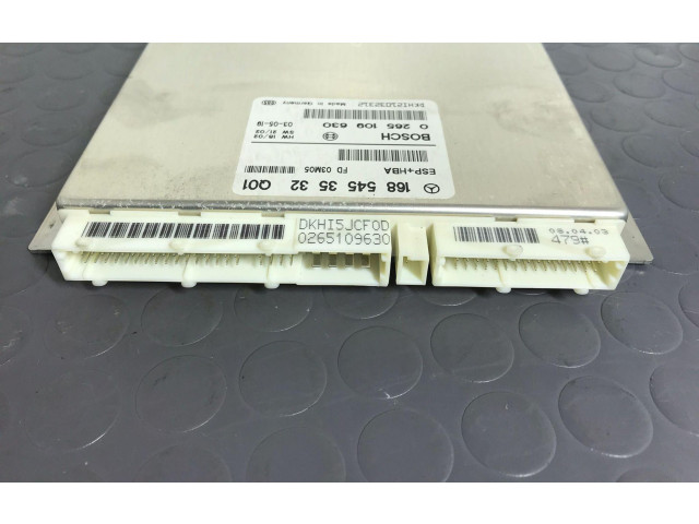 Řídící jednotka 1685453532, 0265109630   Mercedes-Benz A W168 2003
