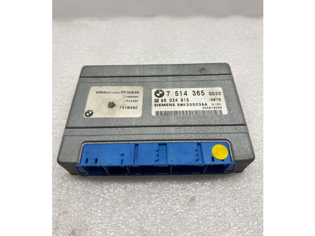 Блок управления коробкой передач 7514365, 5WK33503AA   BMW 3 E46