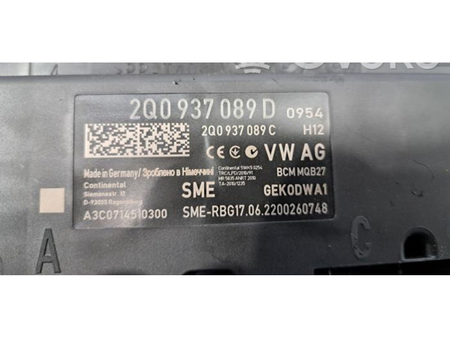 Блок комфорта 2Q0937089D   Volkswagen T-Cross   