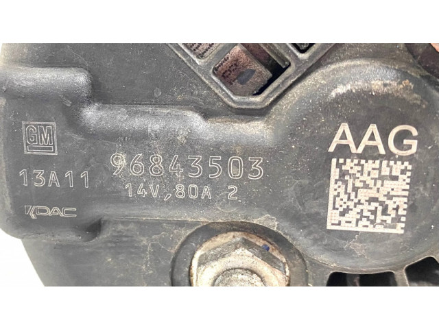 Генератор 96843503, 13A11   Chevrolet Spark 1.0     