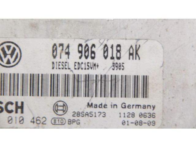 Блок управления двигателя 074906018AK, 074906018AK   Volkswagen Transporter - Caravelle T4