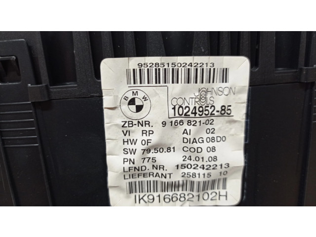 Přístrojová deska  BMW 1 E81 E87 2006 102495285, 916682102  