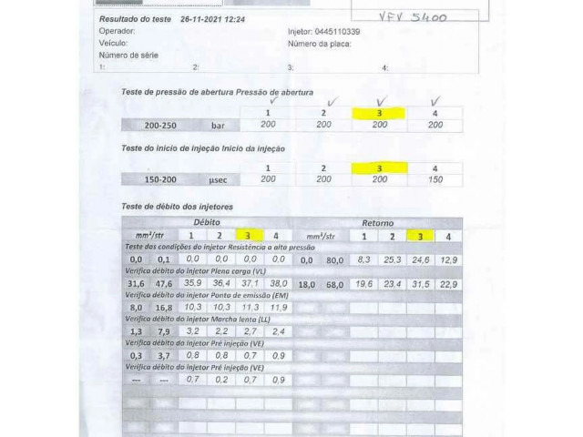 Форсунка 1980EJ, 445110339    Citroen C3 для дизельного двигателя  0.4