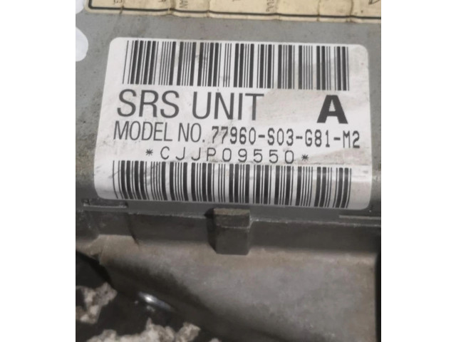 Блок подушек безопасности SLV77960S03G81   Honda Civic