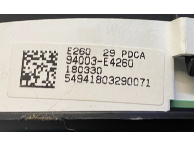 Přístrojová deska  KIA Soul 2018 94003E4260, 180330  