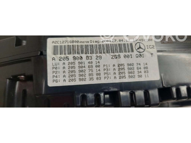 Панель приборов A2059008329   Mercedes-Benz CL C215       